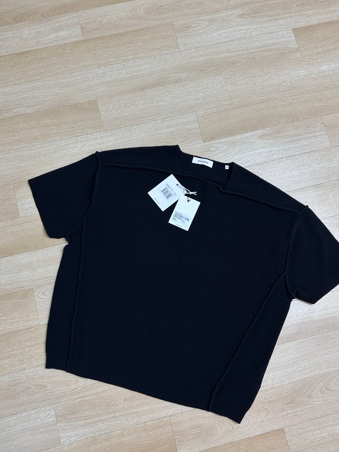 [M/L] 엔타이어 스튜디오 반팔 니트 상품이미지4