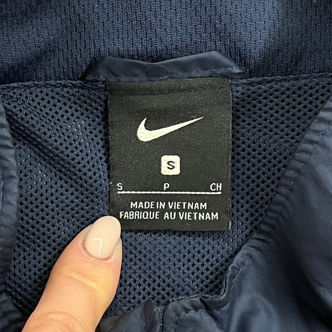 [정품/S] 나이키 네이비 바람막이 자켓 b16 상품이미지5