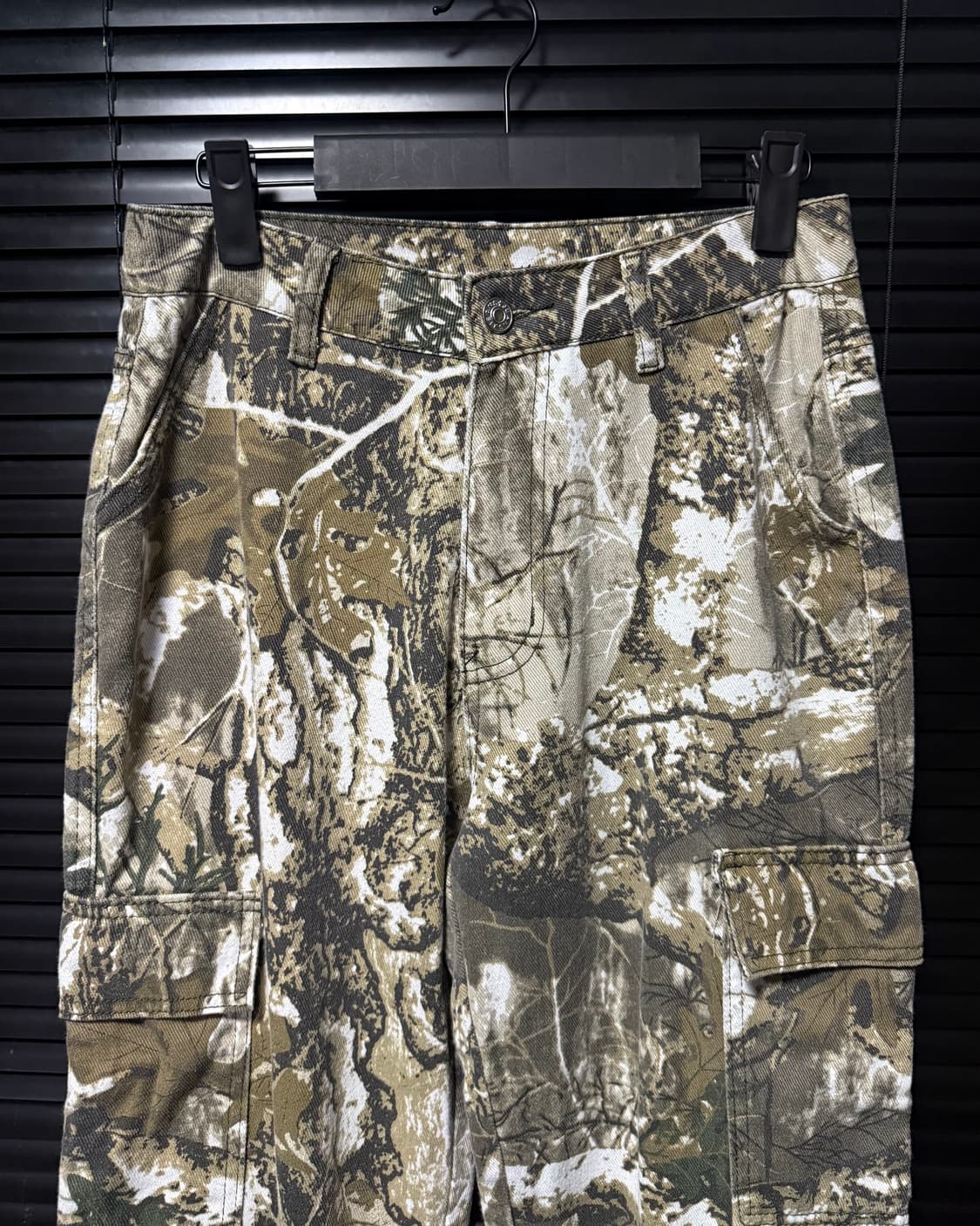 리얼트리 밀리터리 카모 워크 카고 팬츠 바지 S 27 갸루 고스 펑크 락 상품이미지2