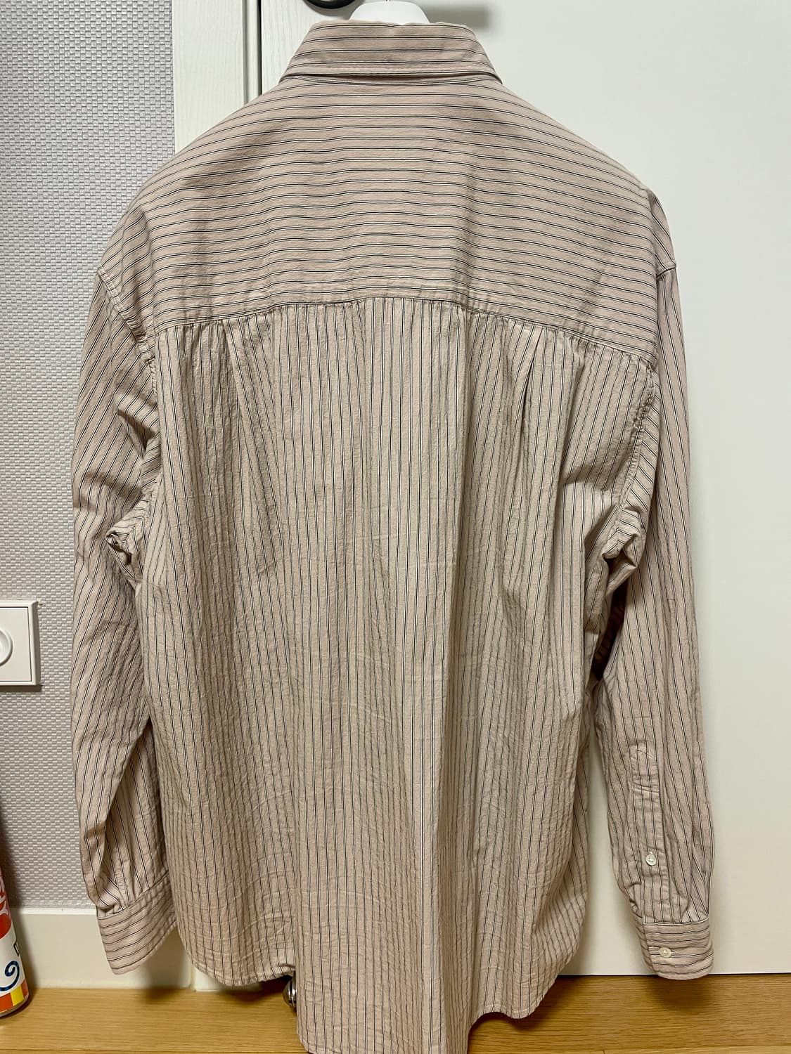 슬릭앤이지 슬릭 셔츠 코랄 스트라이프 3사이즈  상품이미지6