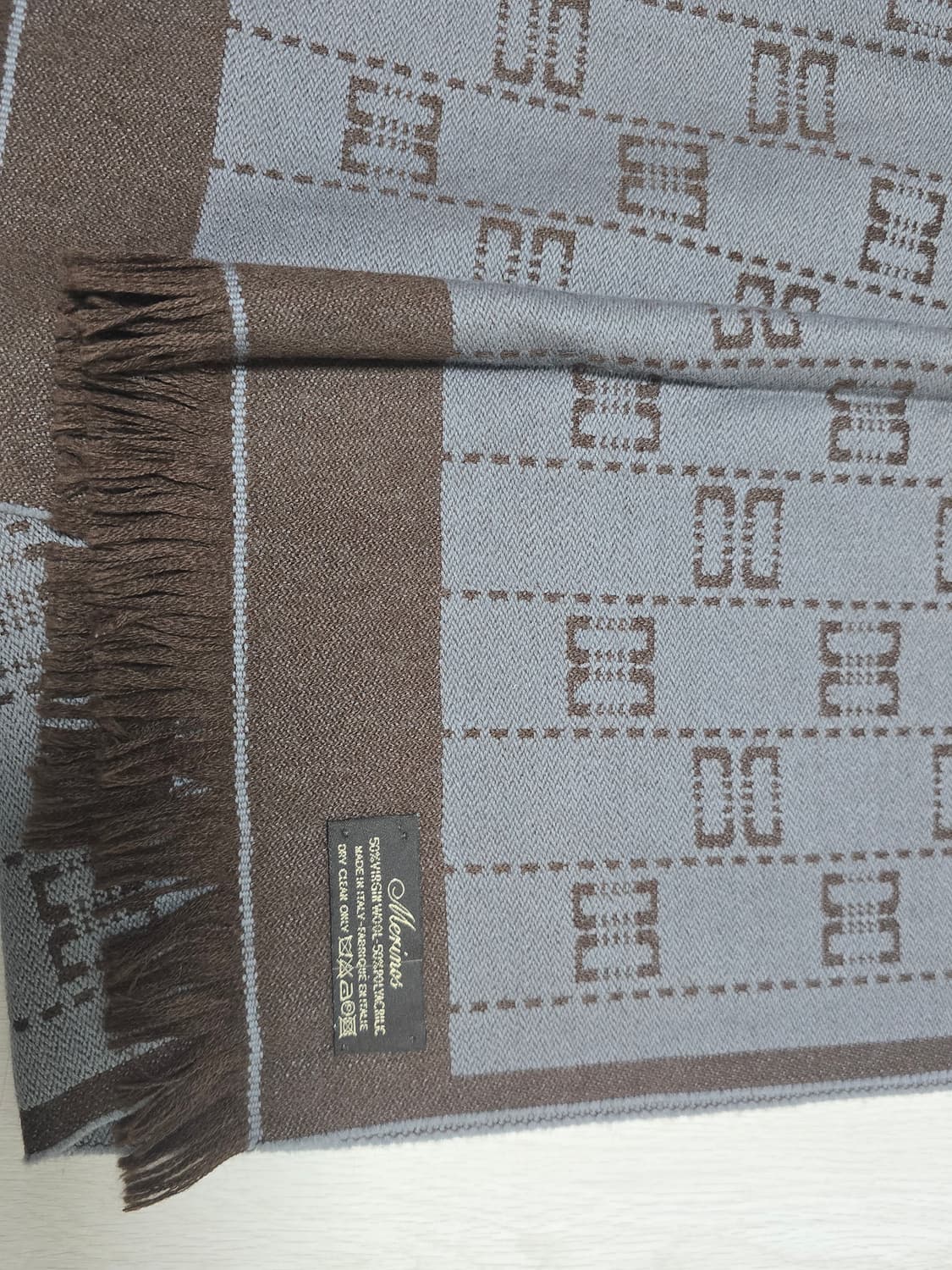 닥스 darks 패턴 퓨어 메리노울 머플러 목도리 상품이미지4