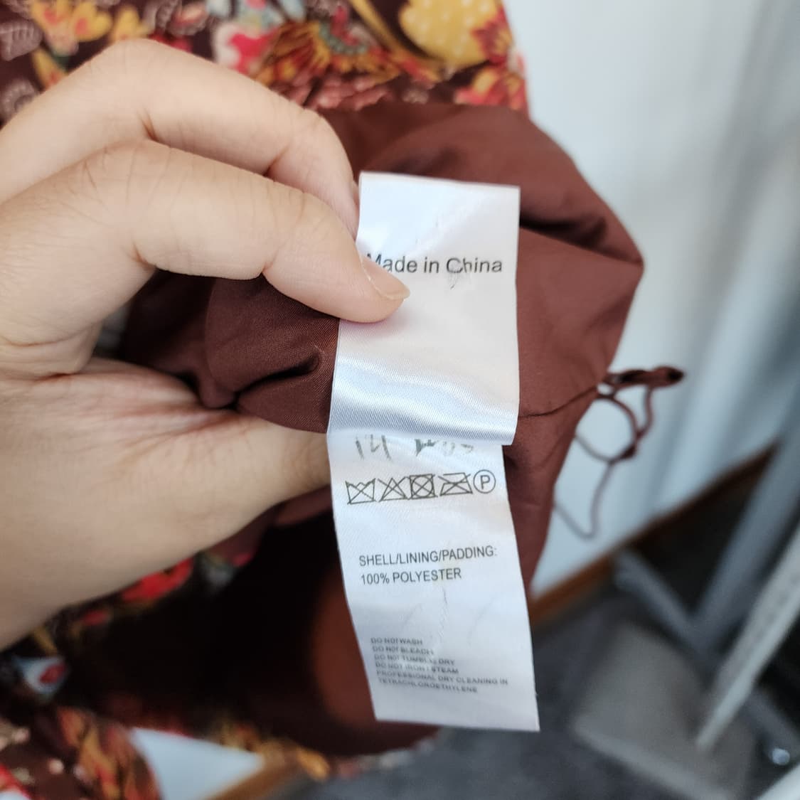 오일릴리 플라워 패턴 바람막이 자켓 상품이미지8