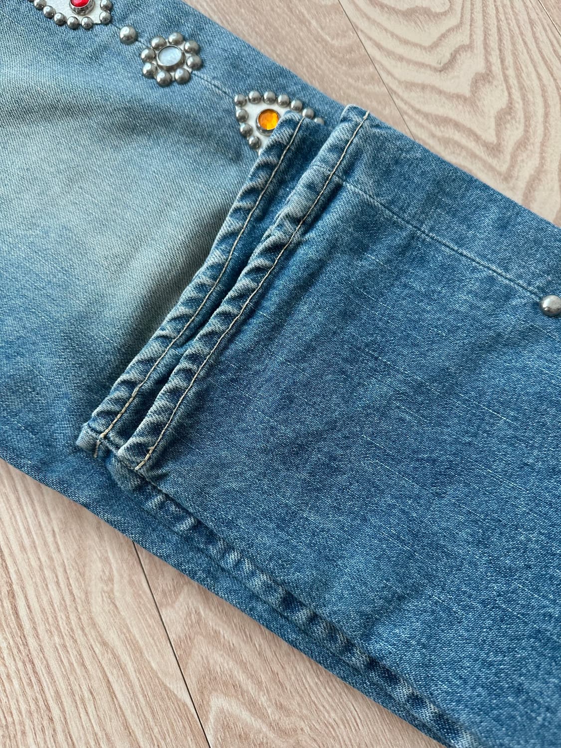 캐피탈 14온즈 데님 5P 몽키 시스코 잼스톤 팬츠 인디고 30 size 상품이미지3