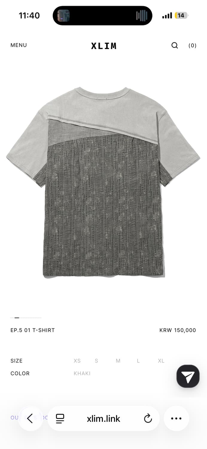 Xlim EP.5 01 T-SHIRT 상품이미지2