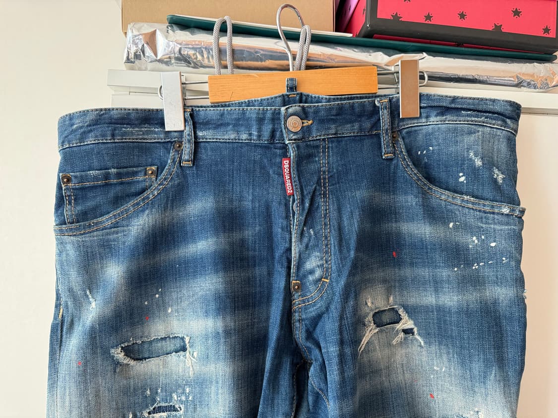 디스퀘어드 DSQ D2 디퀘 쿨가이진 데님 청바지 56사이즈 정품 쿨가이 상품이미지5