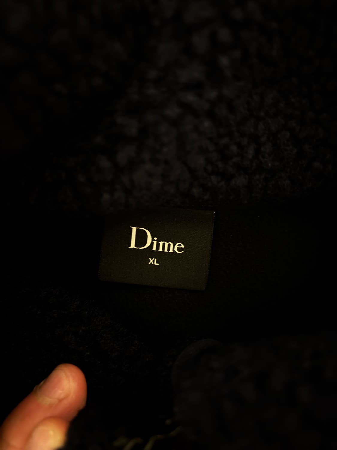 dime 다임 플리스 자켓 네이비 상품이미지3