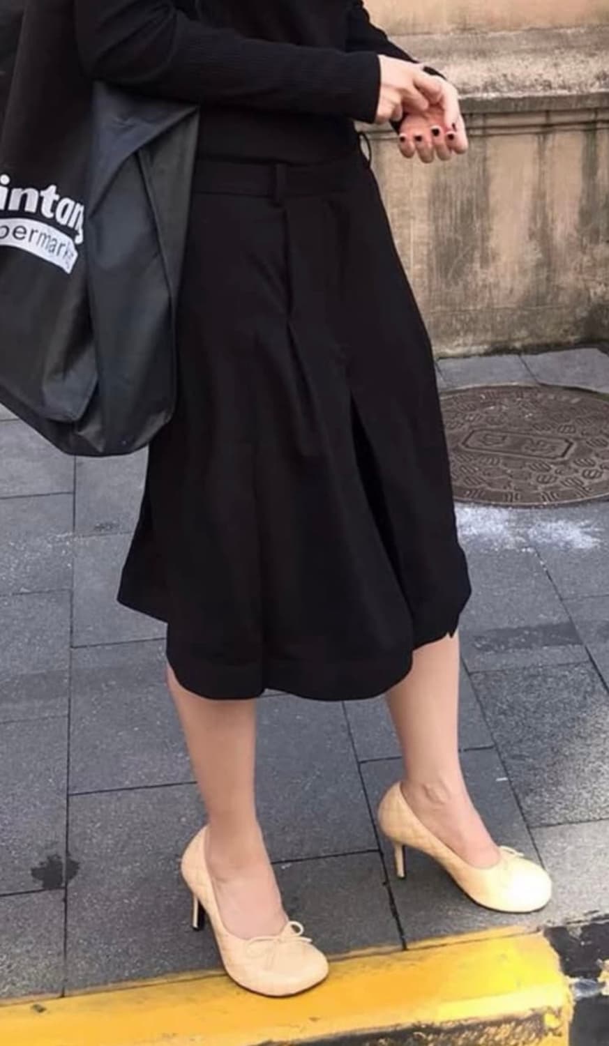 에옹쓰 쿼터 테일러드 하프팬츠 상품이미지3