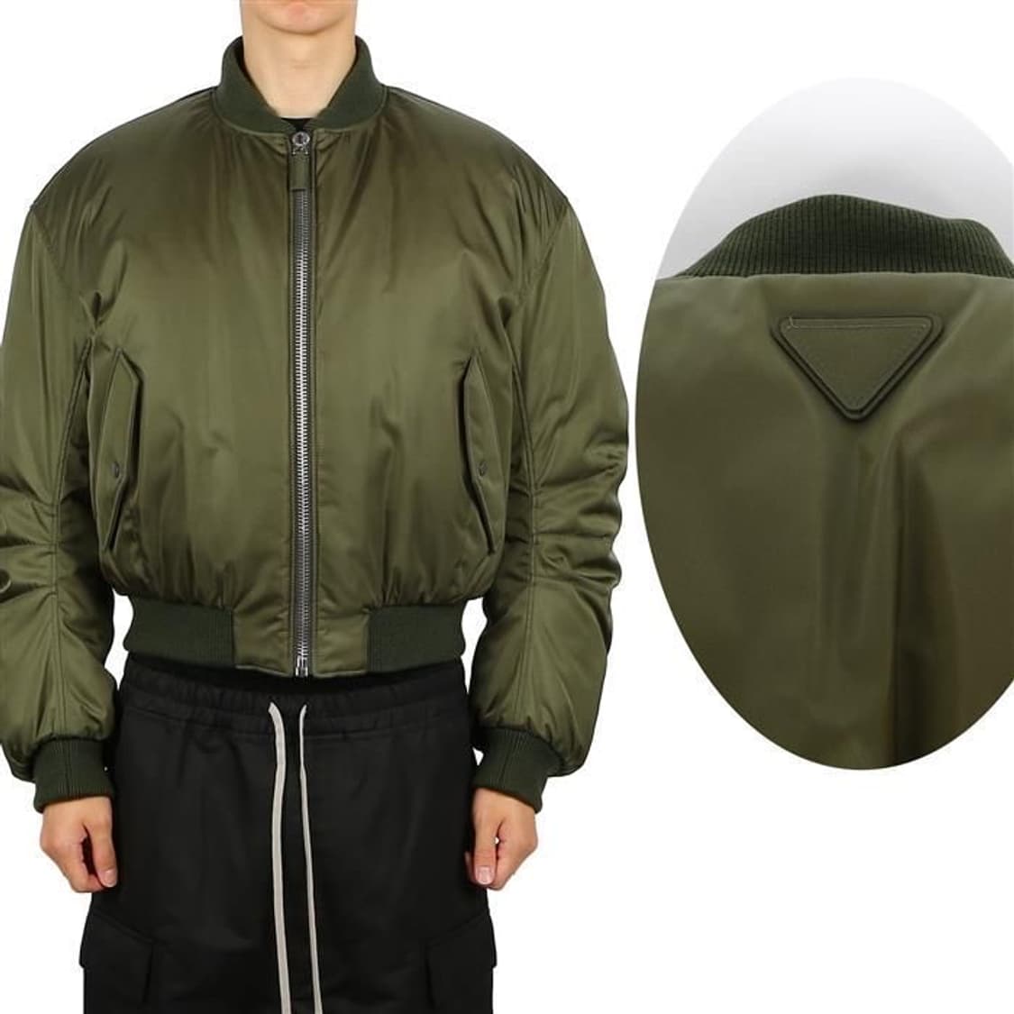 프라다 리나일론 ma-1 패딩 상품이미지4