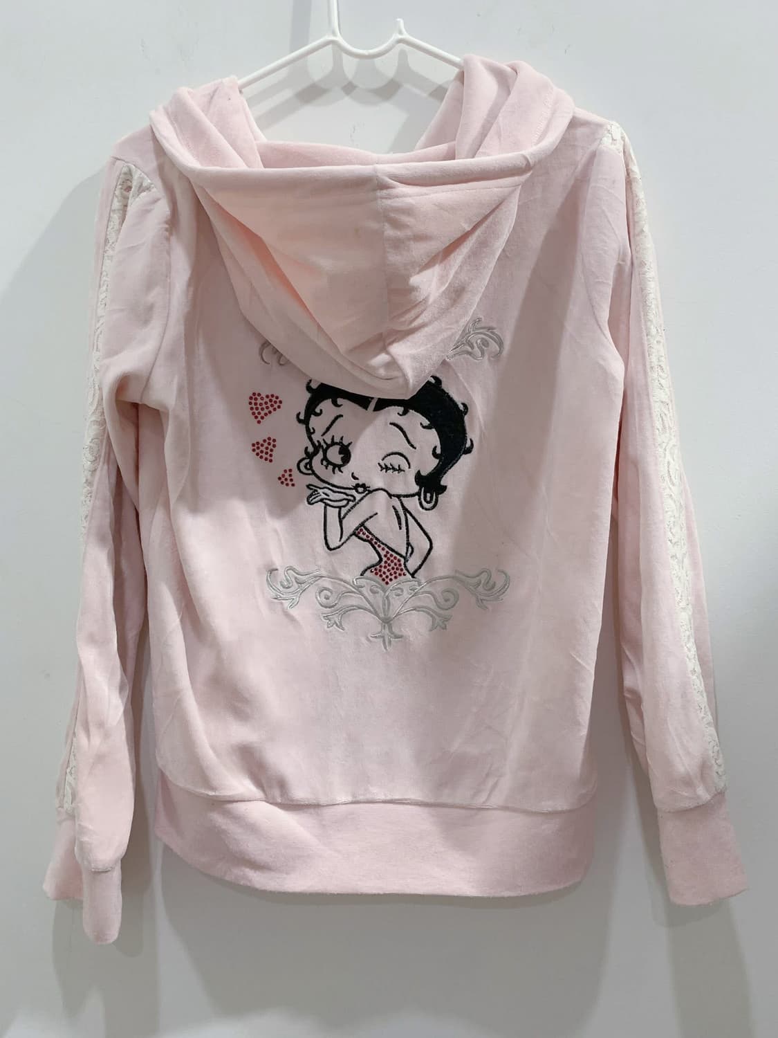 betty boop 베티붑 베이비핑크 상하의 셋업 상품이미지2