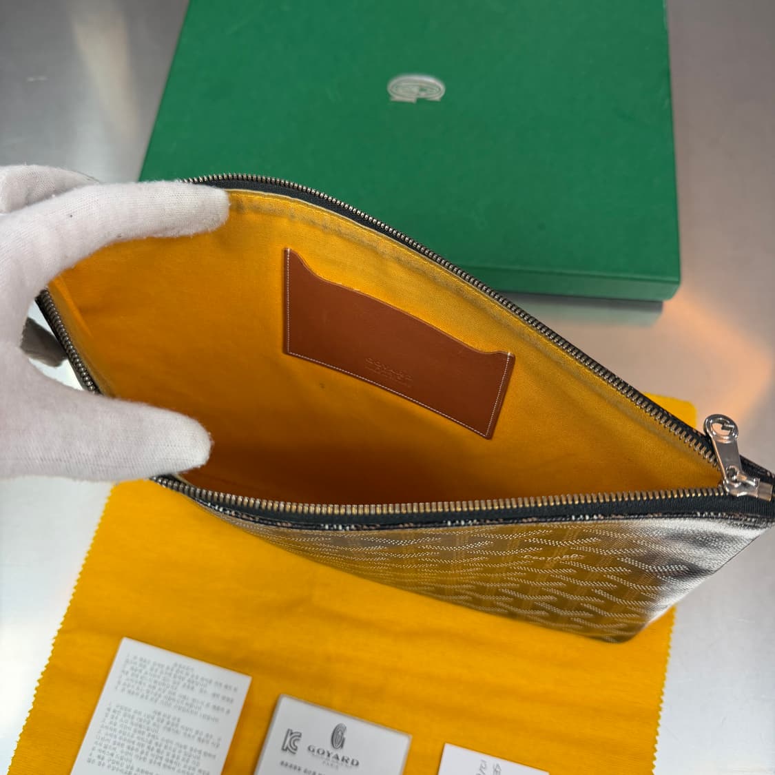 [리오브전포점] 고야드 클래식 블랙 세나 MM 클러치 상품이미지4