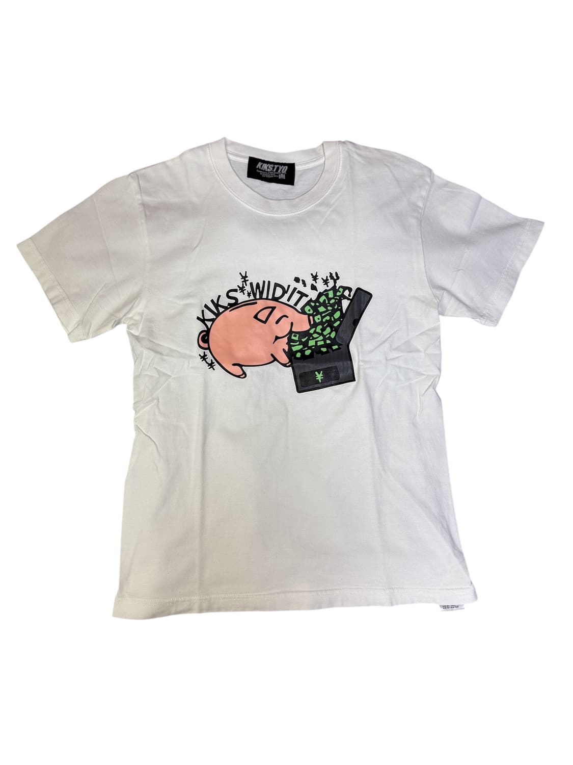 빈티지 00s 킥스툐 kiks tyo 피그그래픽 티셔츠 WS 상품이미지1