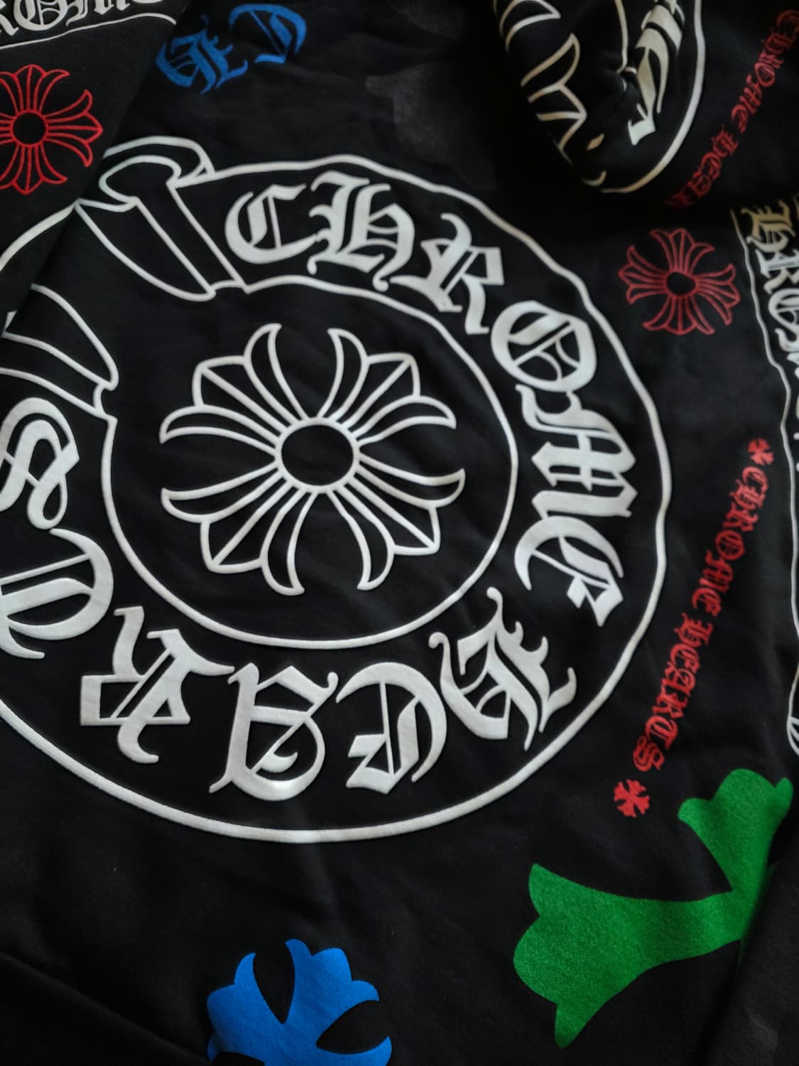 [xxl,새상품급]크롬하츠 스텐실 후드티 상품이미지5