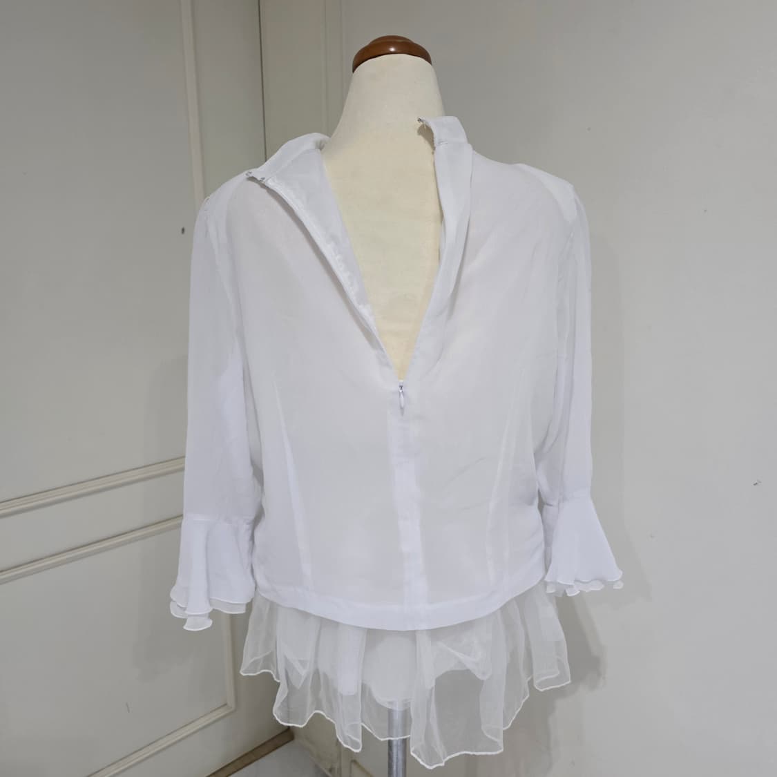 로판st 히메갸루 로리타 화이트 보석 블라우스 상품이미지5