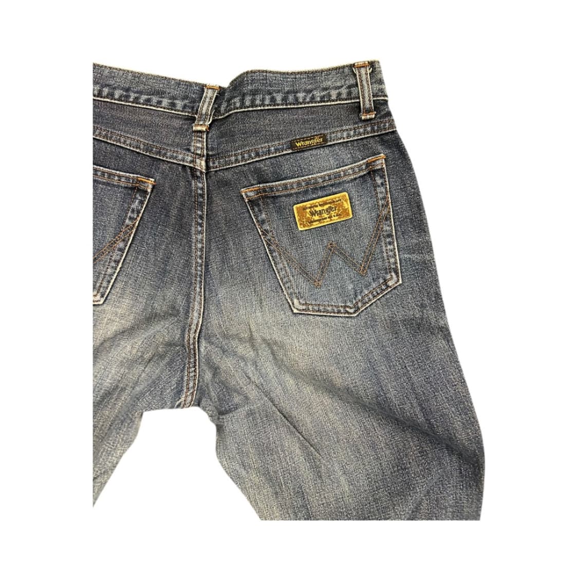 M) 랭글러 워싱 블루 세미부츠컷 데님팬츠 BD-050 상품이미지4