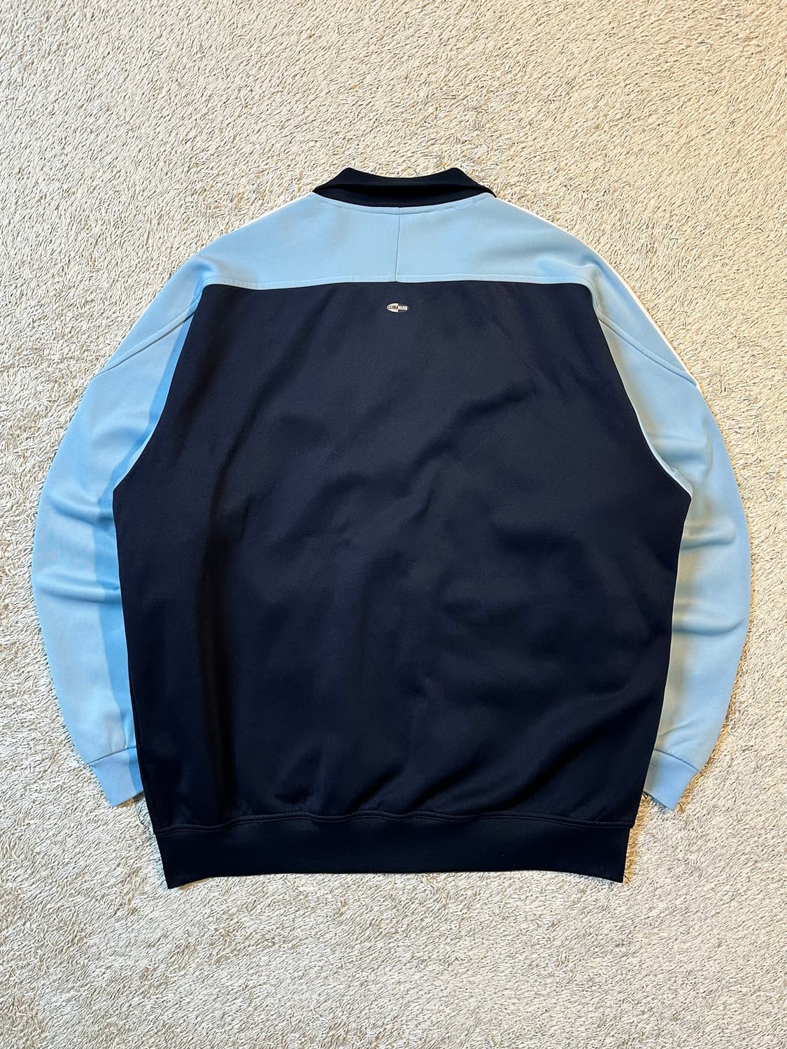 대장급) 아디다스 삼각로고 사이드라인 배색 기모 트랙탑 져지 하늘 상품이미지3