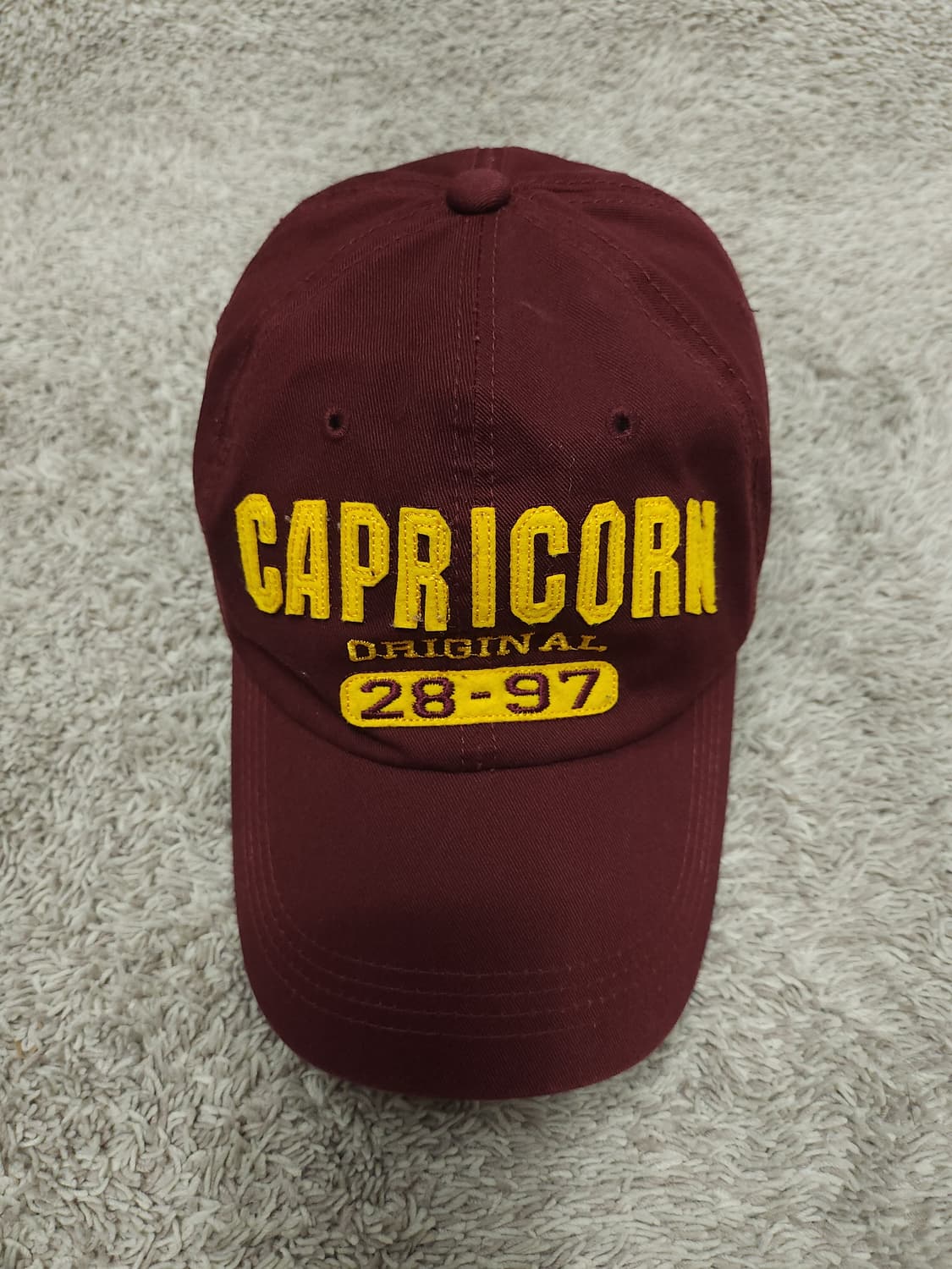 CAPRICORN 28-97 빈티지버건디 볼캡 상품이미지4
