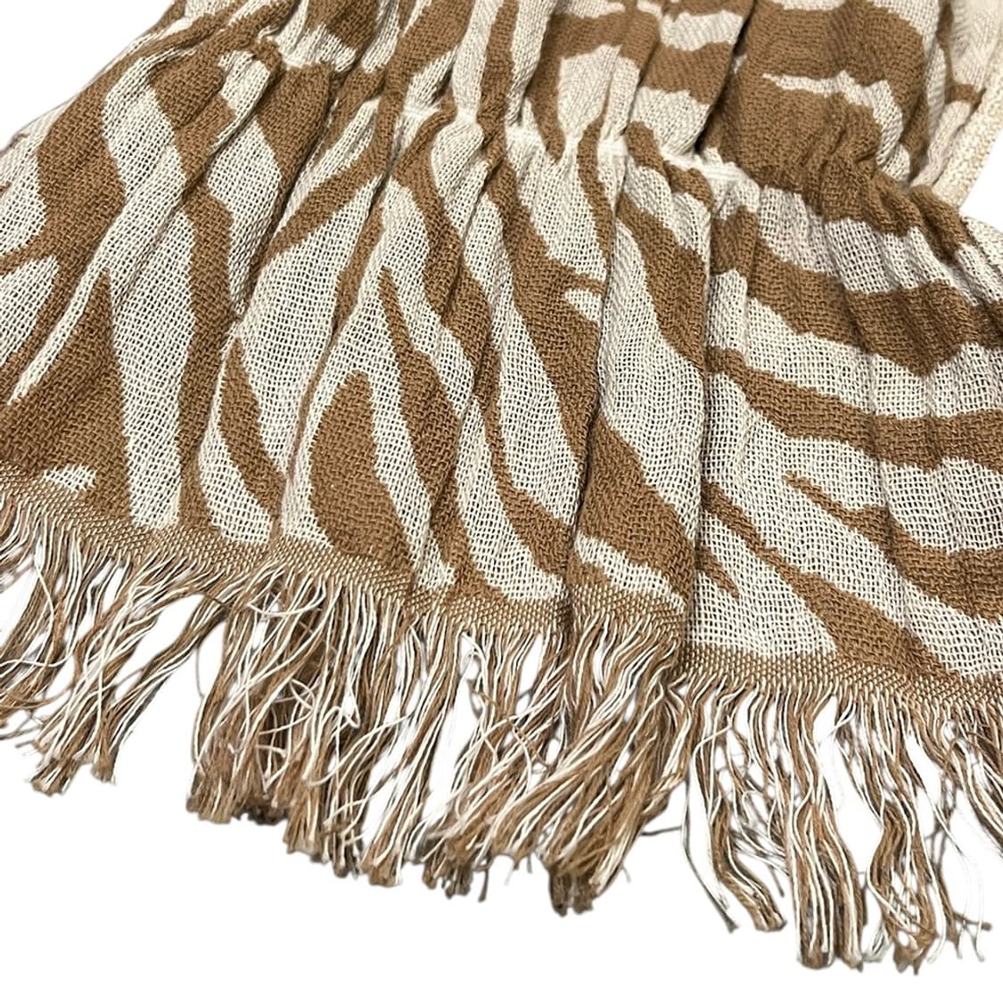 VINTAGE ZEBRA PATTERN SCARF 상품이미지2