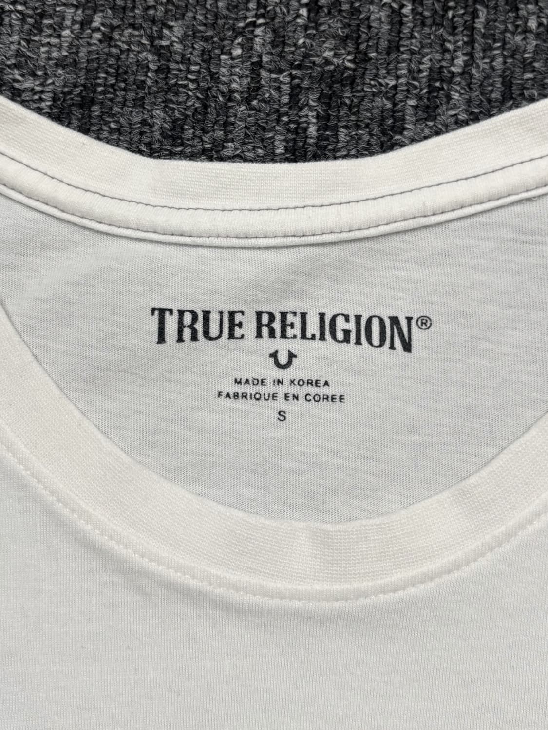 트루릴리전 화이트 프린트 반팔 상품이미지6