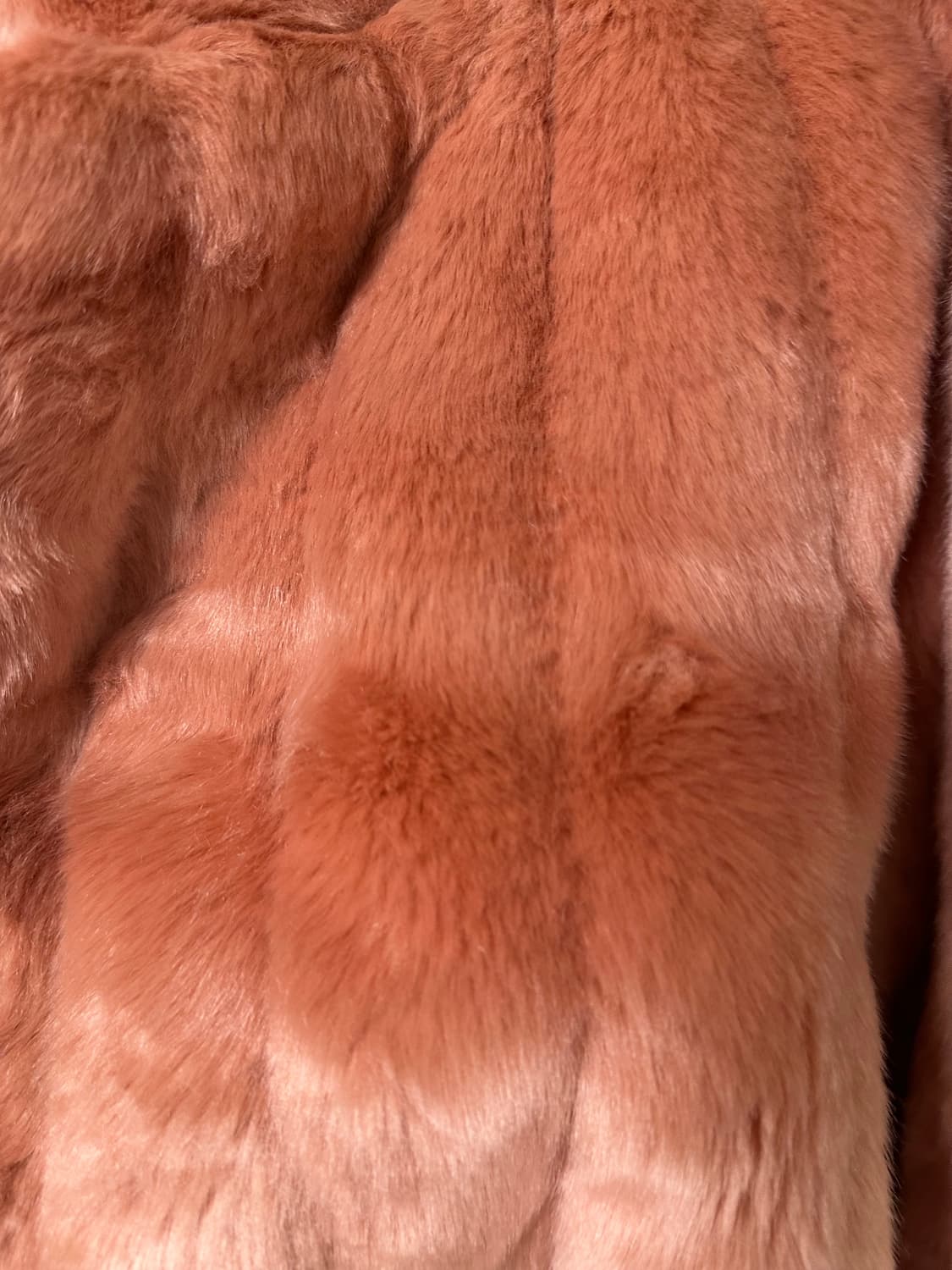 코랄핑크 퍼자켓 상품이미지3