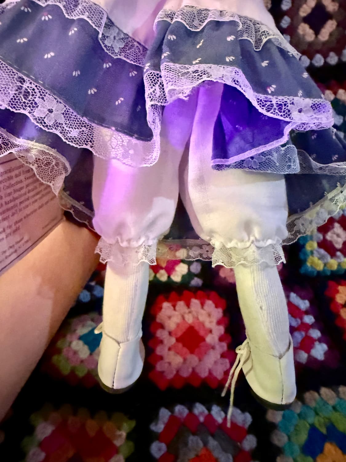 스윗하트 피겨린돌 빈티지 도자기 인형 금발 레이스 상품이미지9