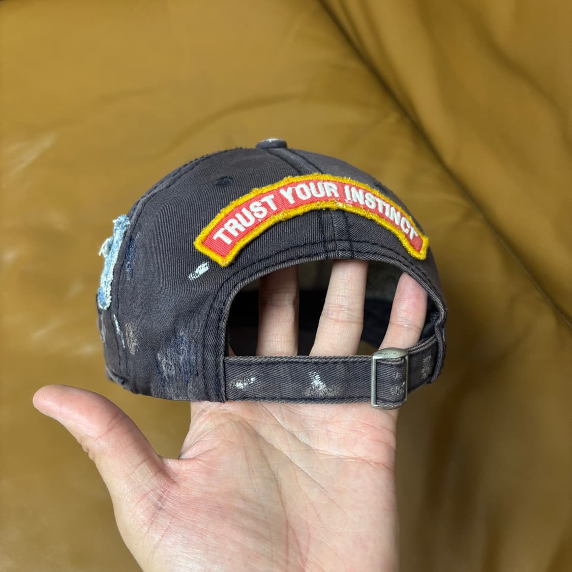 Dsquared2 디스퀘어드 워시드 더티 그레이 6패널 볼캡 모자 상품이미지10