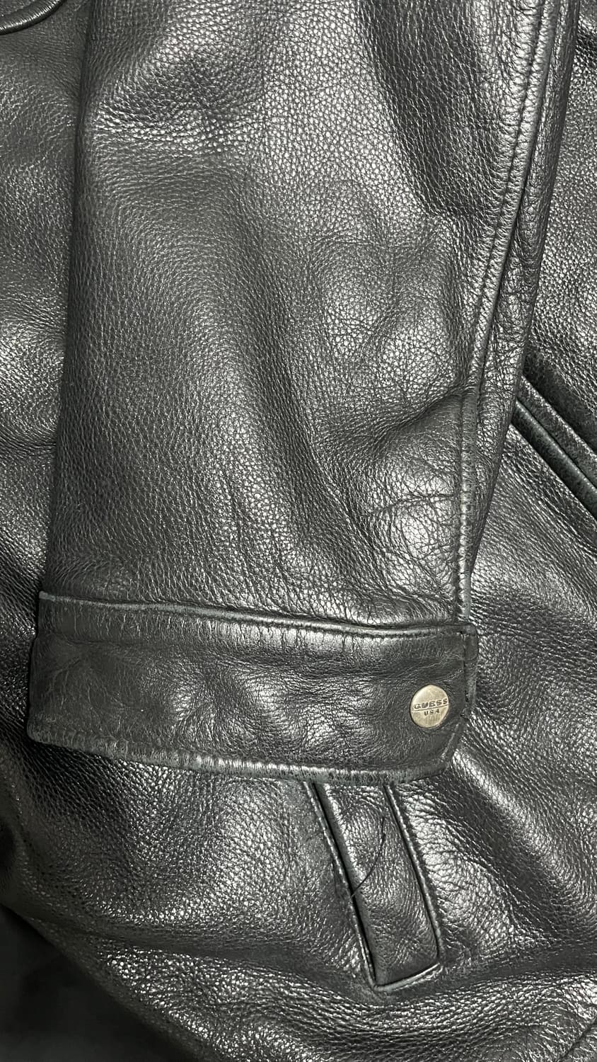 Guess usa 게스 90s 헤비 소가죽 xl 상품이미지4
