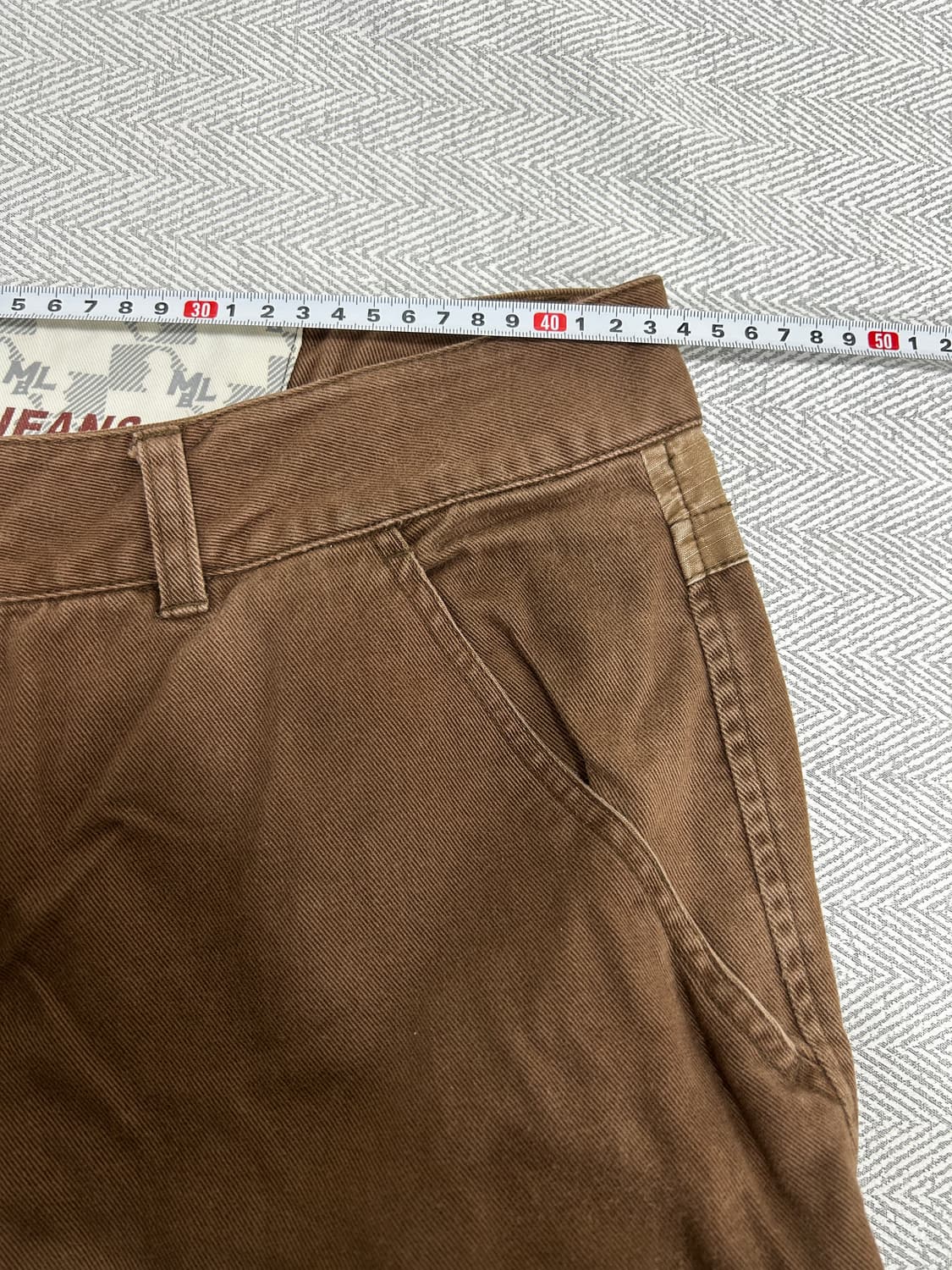 MLB 엠엘비 카고 팬츠 바지 남성 32~33인치 브라운 상품이미지9