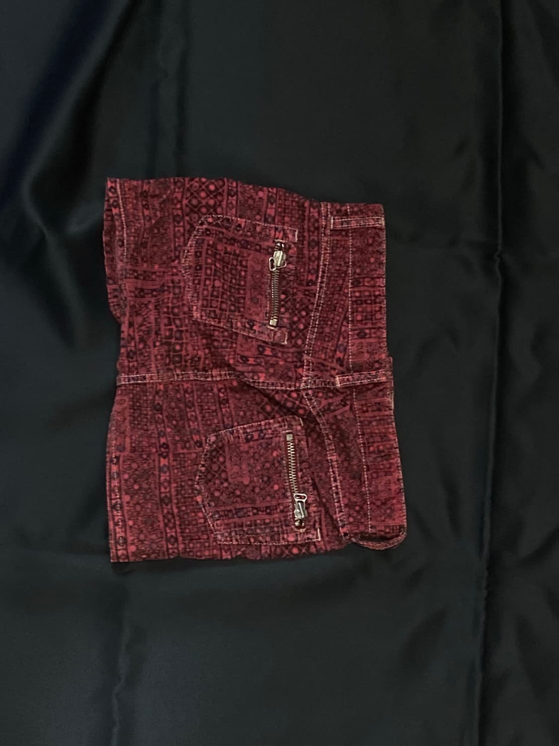 이자벨마랑 패턴 핑크 미니 스커트 상품이미지3