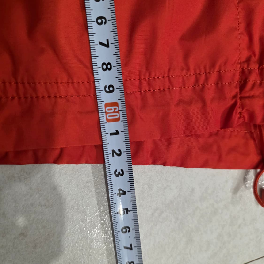 라코스테 오렌지색 후드 바람막이 55(90) 상품이미지8