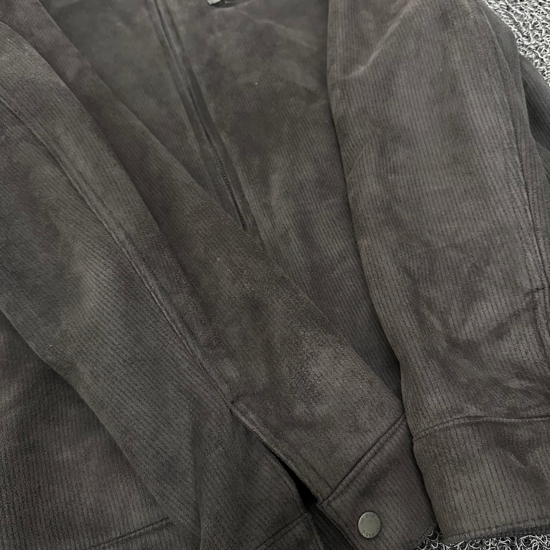 U2 BASIC JEANS 스웨이드 브라운 자켓 105(XL) 상품이미지4