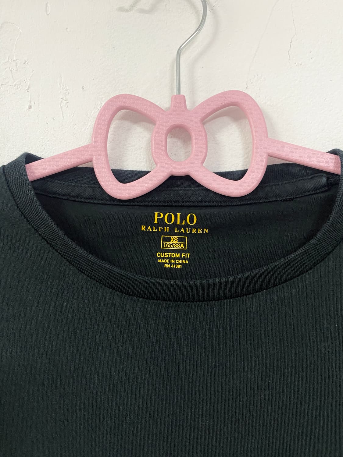 POLO RALPH LAUREN BLACK T-SHIRT 상품이미지4