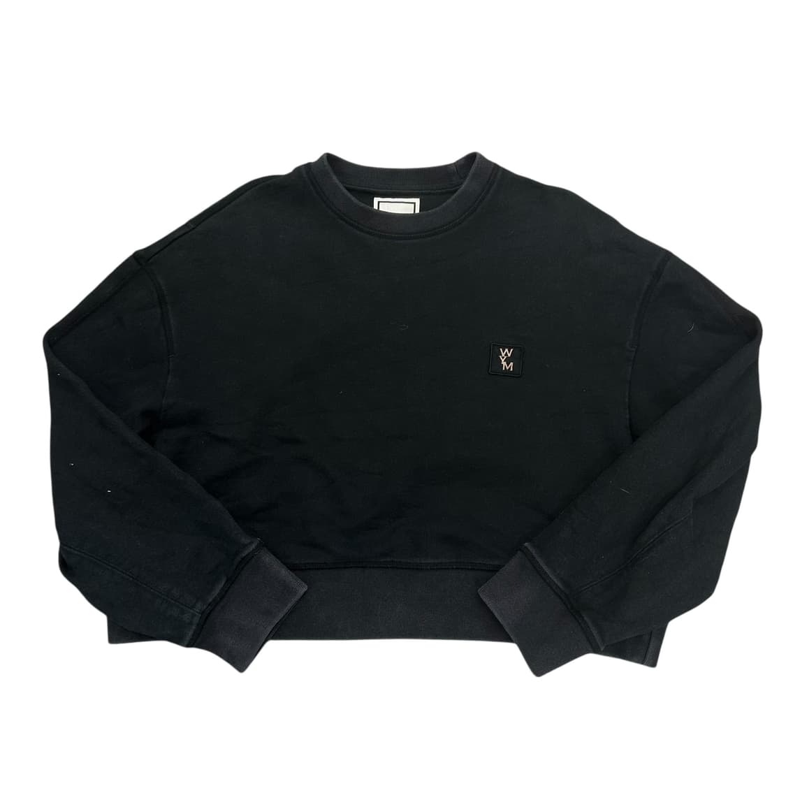 우영미 크롭 맨투맨 상품이미지1