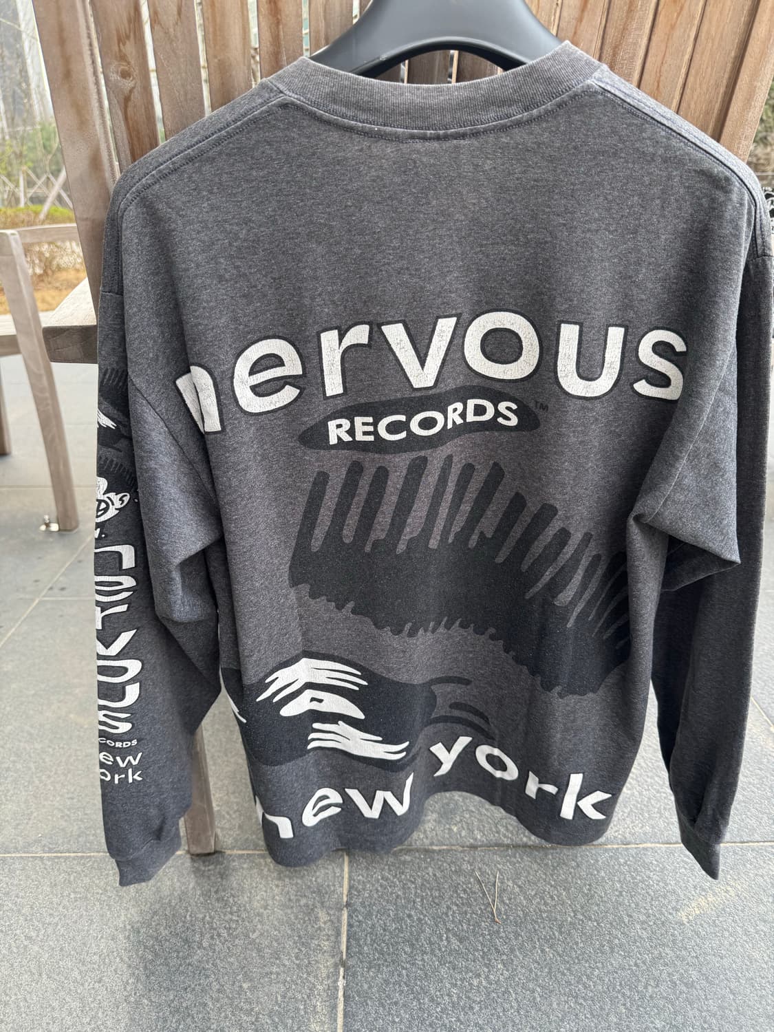 90s 너버스레코즈 티셔츠 상품이미지5