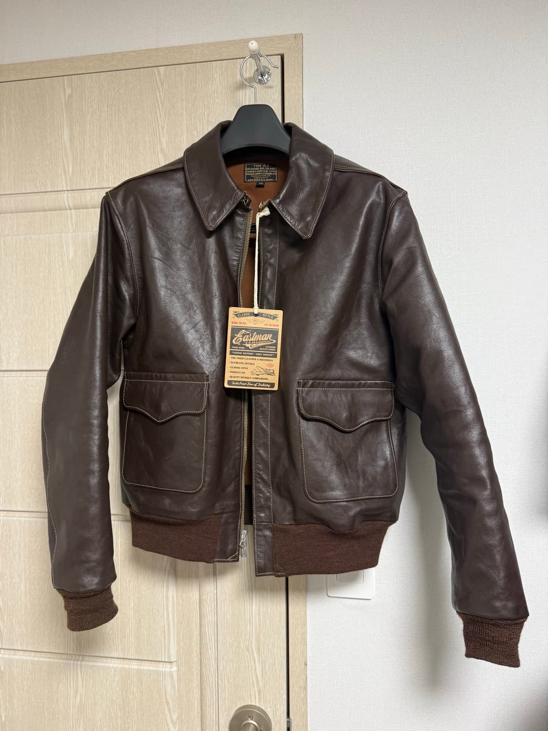 이스트맨레더 a2 자켓 42사이즈 상품이미지1