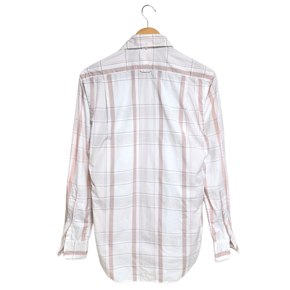 톰브라운 히든삼선 포플린 체크셔츠 상품이미지2