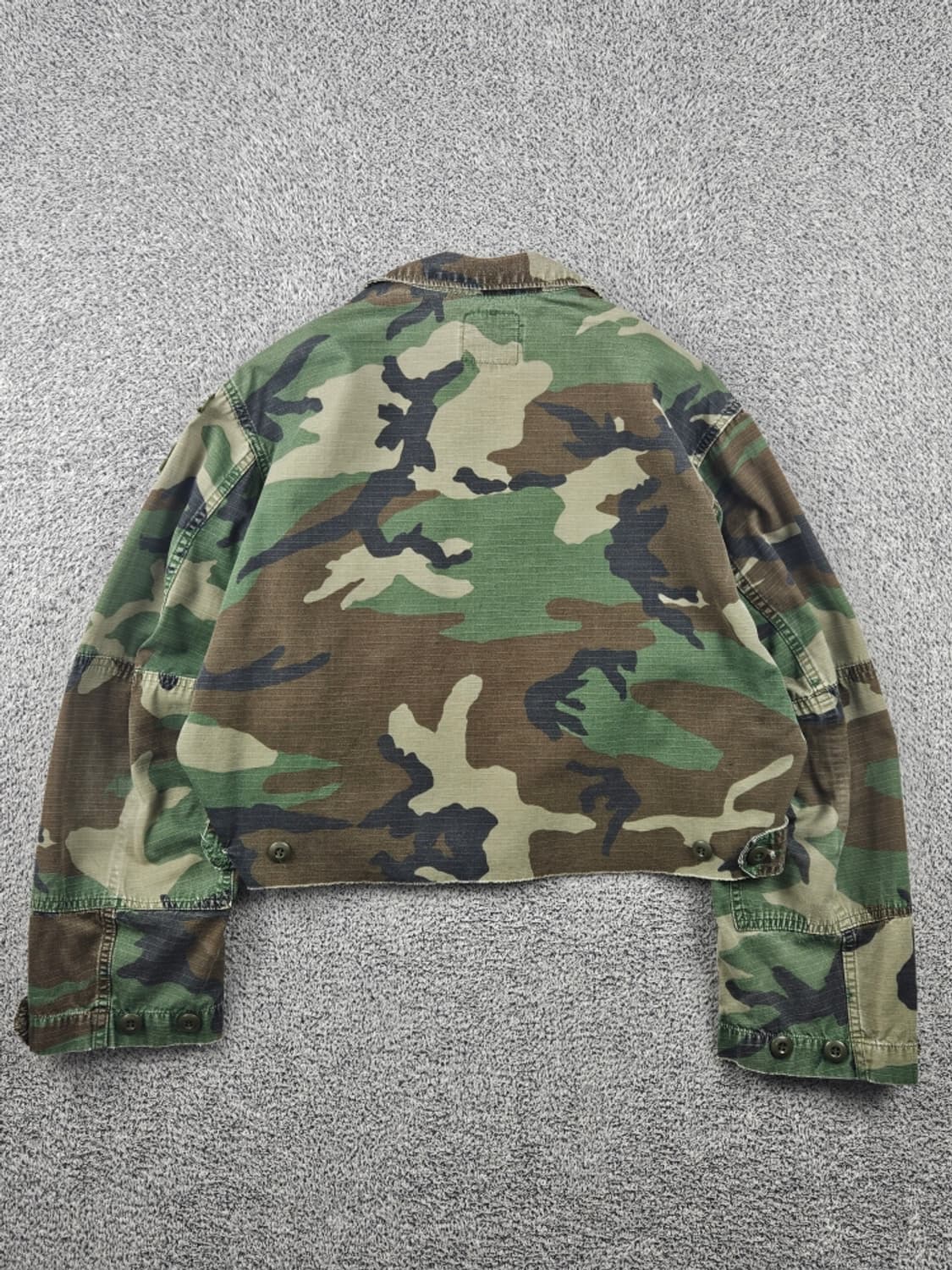 US ARMY 크롭 커스텀 컴뱃 필드 셔츠 ( L추정 ) / 11623 상품이미지5