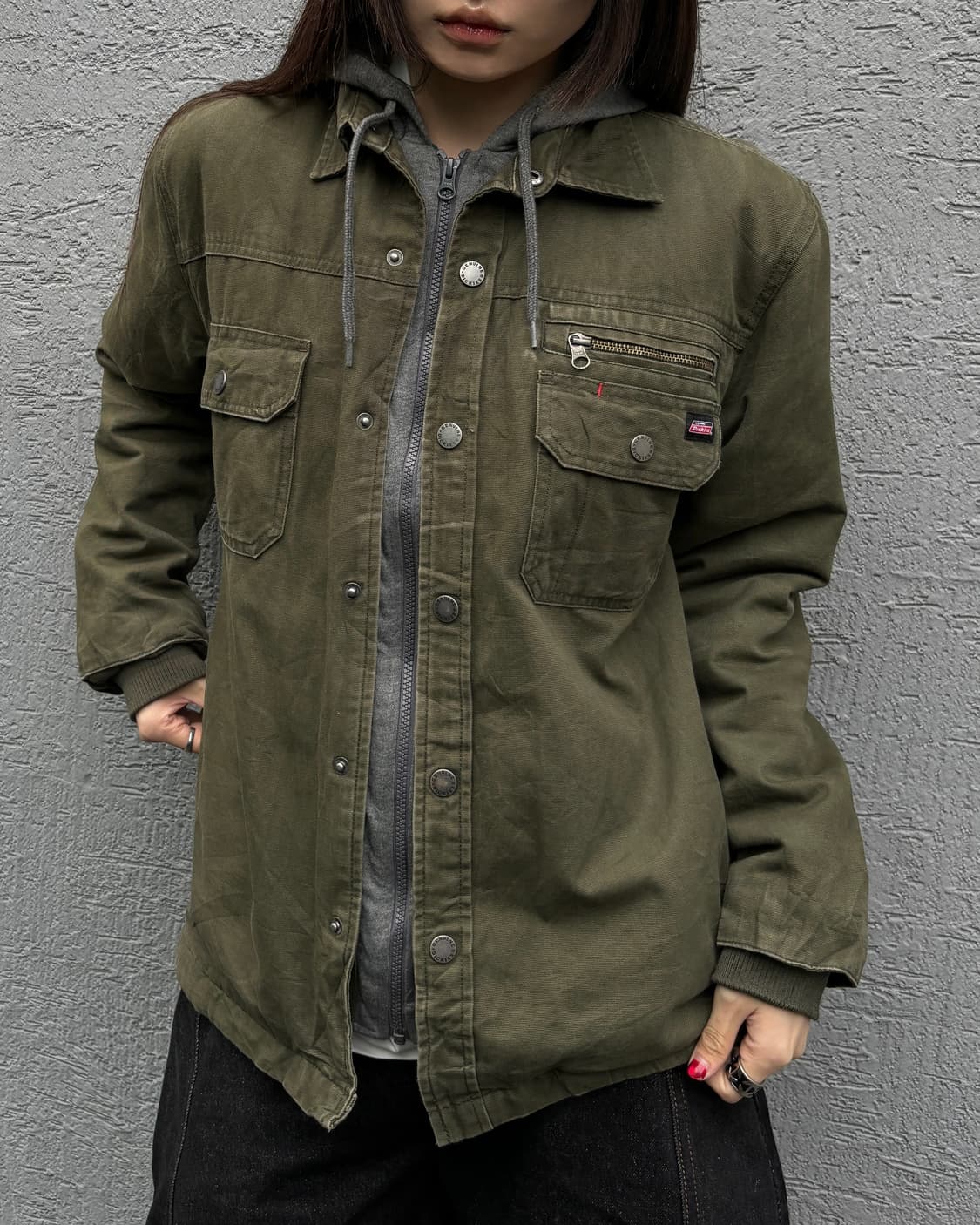 90s Dickies Vintage Khaki Work Jacket 상품이미지2