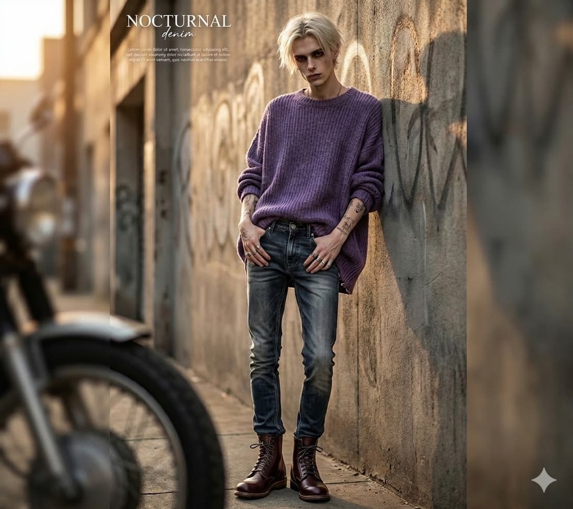 [새상품/46] 메종미네드 스냅 백 슬릿 스트레이트 진 (중청) 상품이미지10