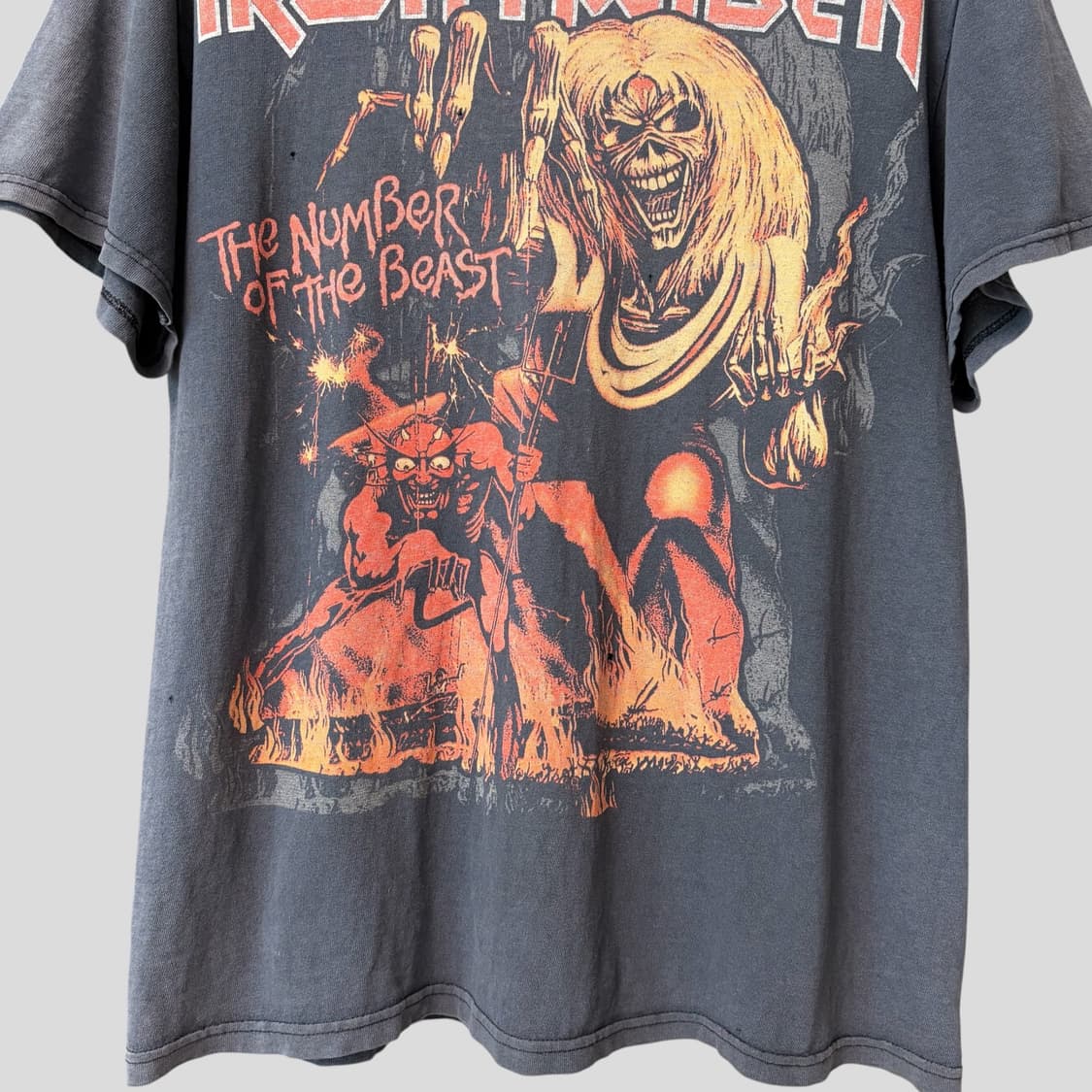 (L)Iron Maiden 아이언메이든 빈티지 밴드 반팔티셔츠 상품이미지7