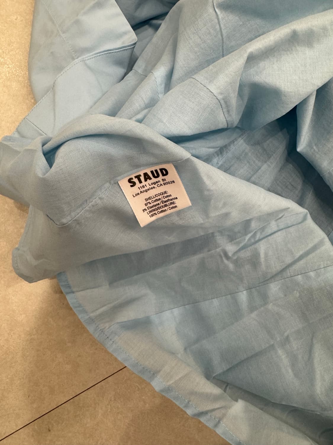 (새상품) STAUD 스타우드 라엘리아 미니 원피스 드레스 0사이즈 상품이미지5