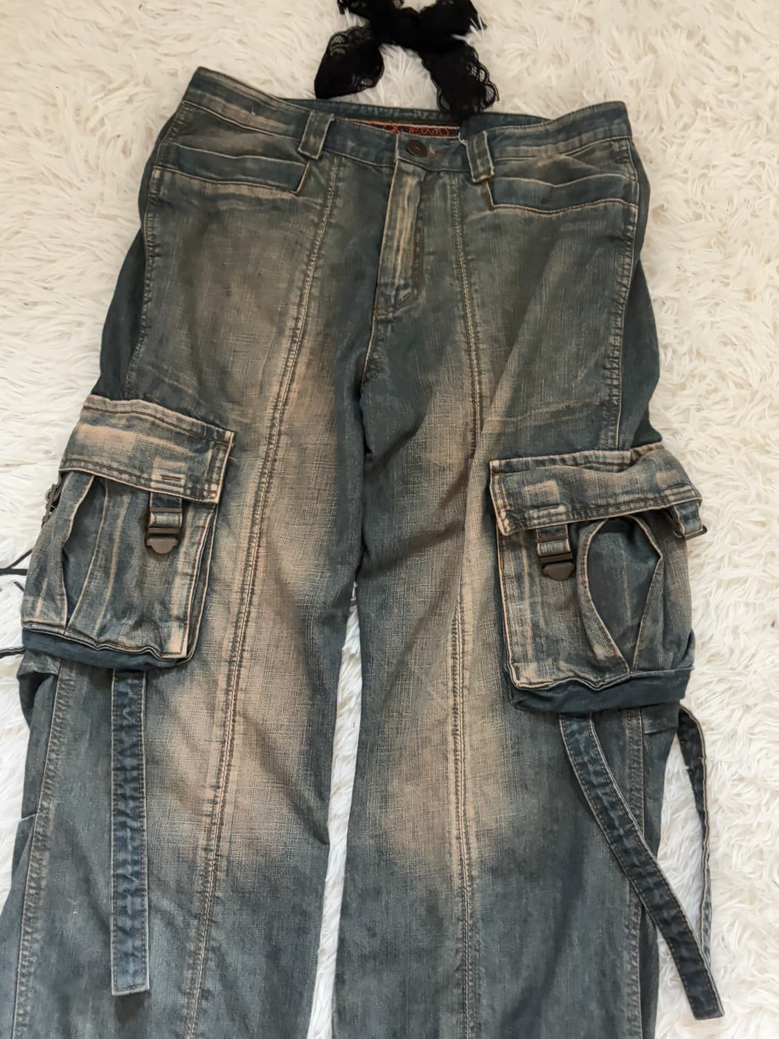 • Vintage washing denim cago pants 상품이미지5