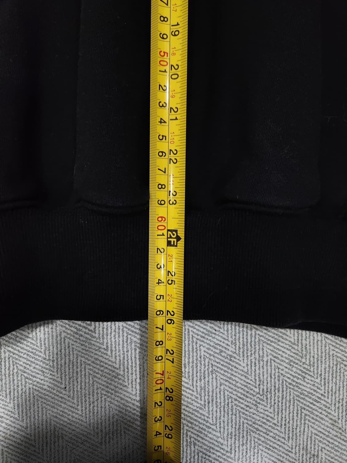 오아이오아이(OIOI) 시그니처 로고 블랙 후드티 남성 100사이즈 상품이미지9