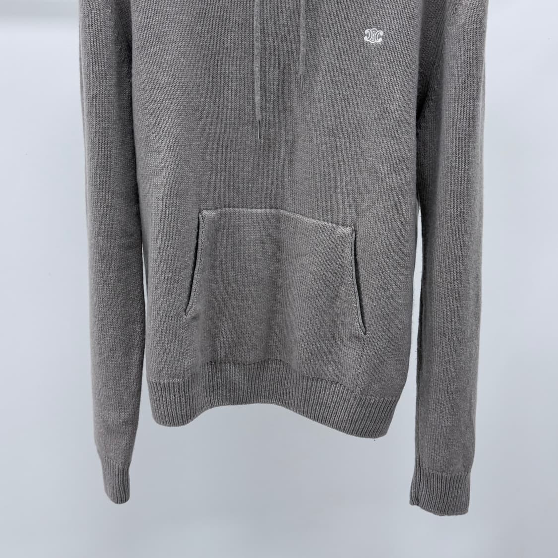 [S+급/2XL] 셀린느 트리오페 울 캐시미어 니트 후드티 상품이미지3