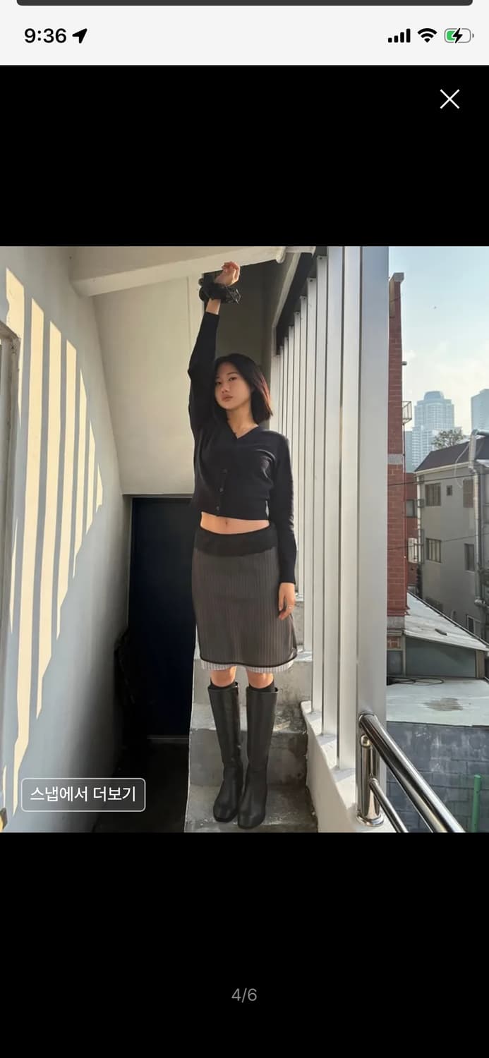 (미개봉 새상품) 썬번프로젝트 Lace Layered Midi Skirt 상품이미지7