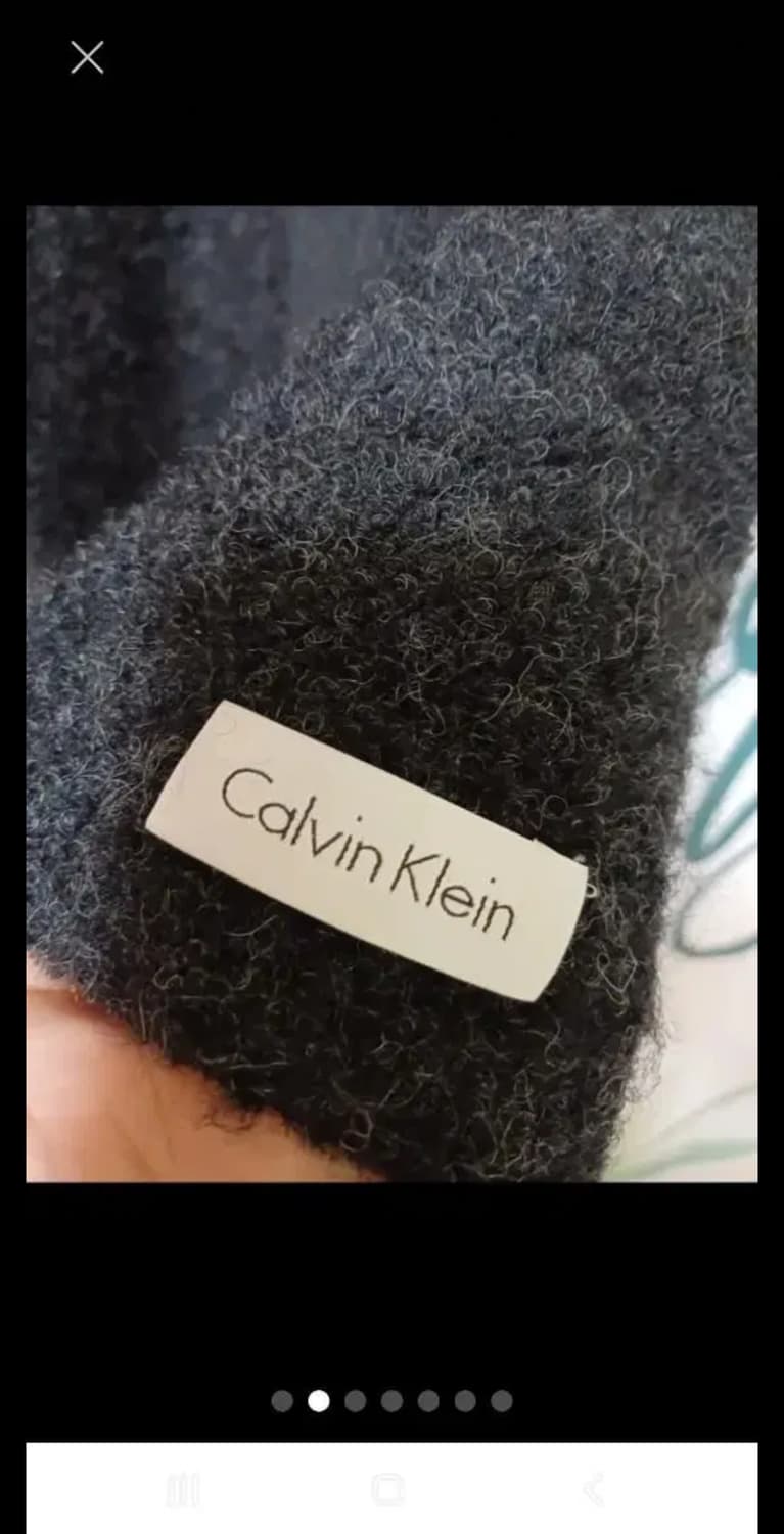 ck 캘빈클라인 모헤어 숄카라 울코트 55~66 상품이미지3