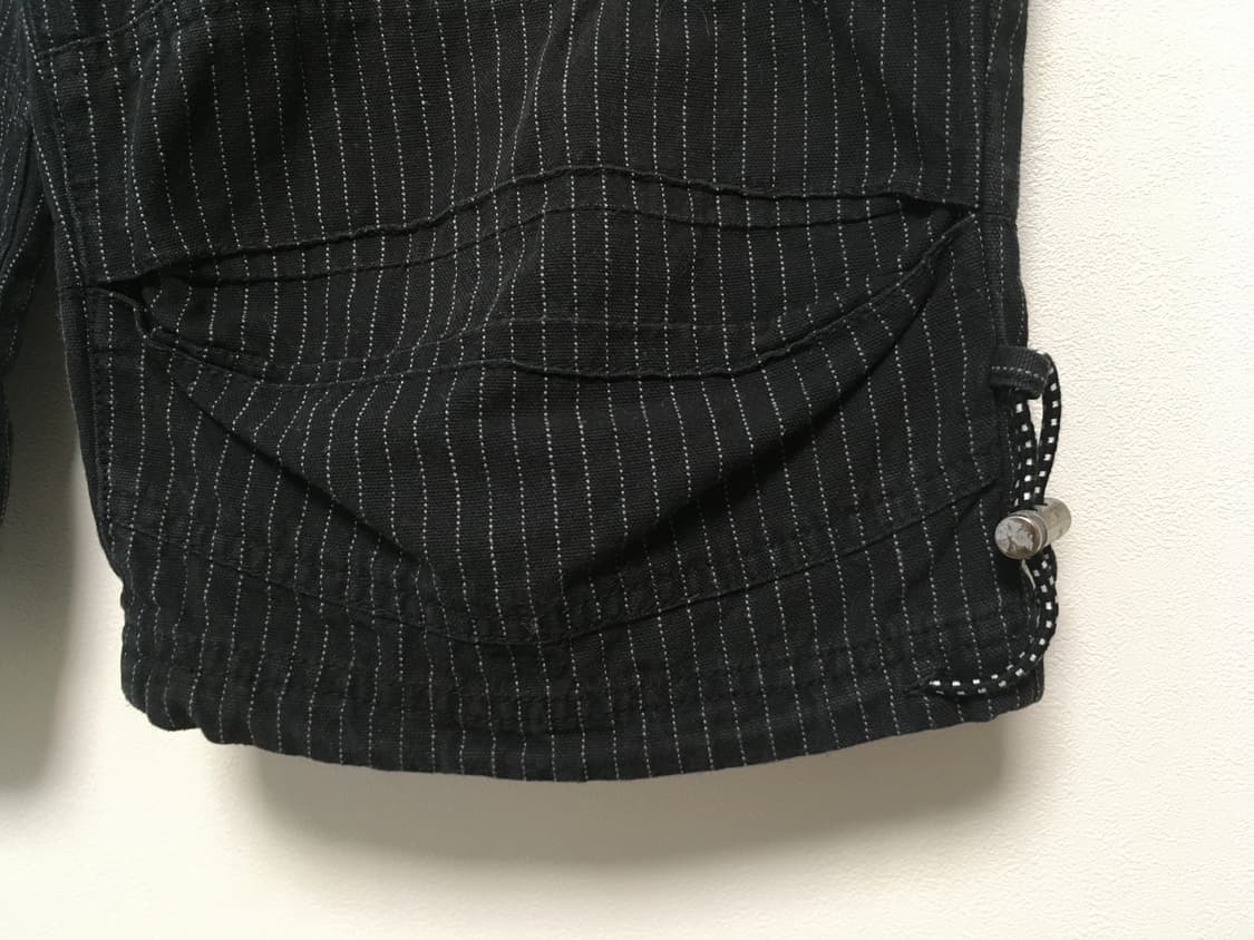 vintage pinstripe cargo pants black 상품이미지9
