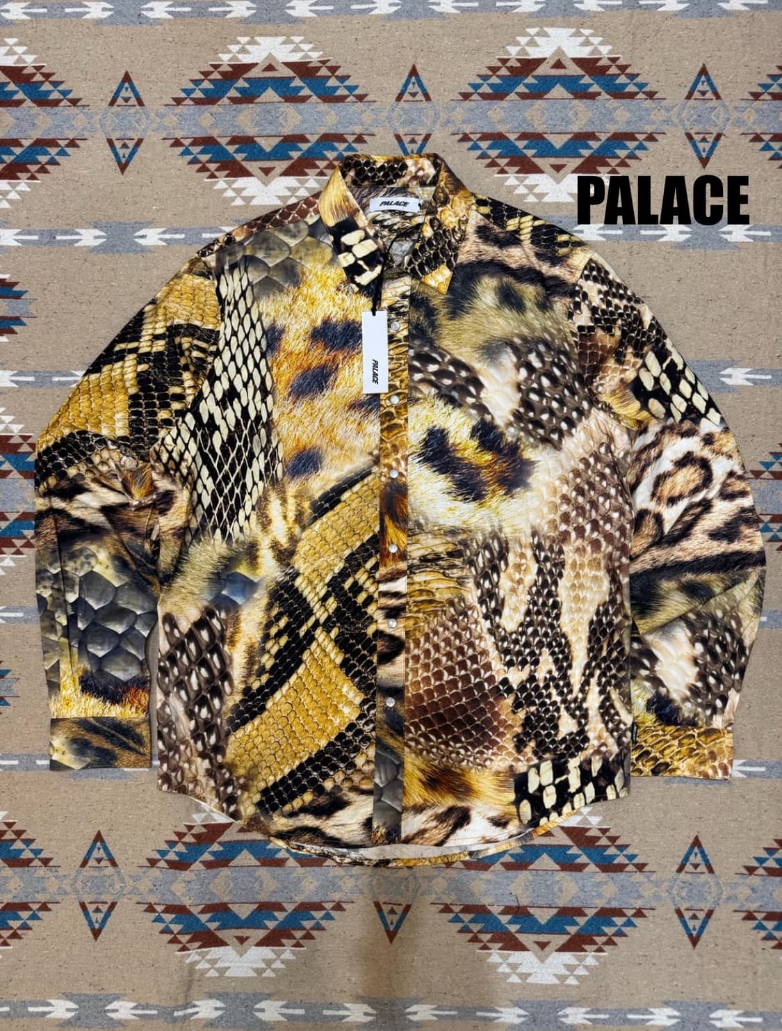 [M][100] 팔라스 애니멀 프린팅 셔츠 상품이미지1