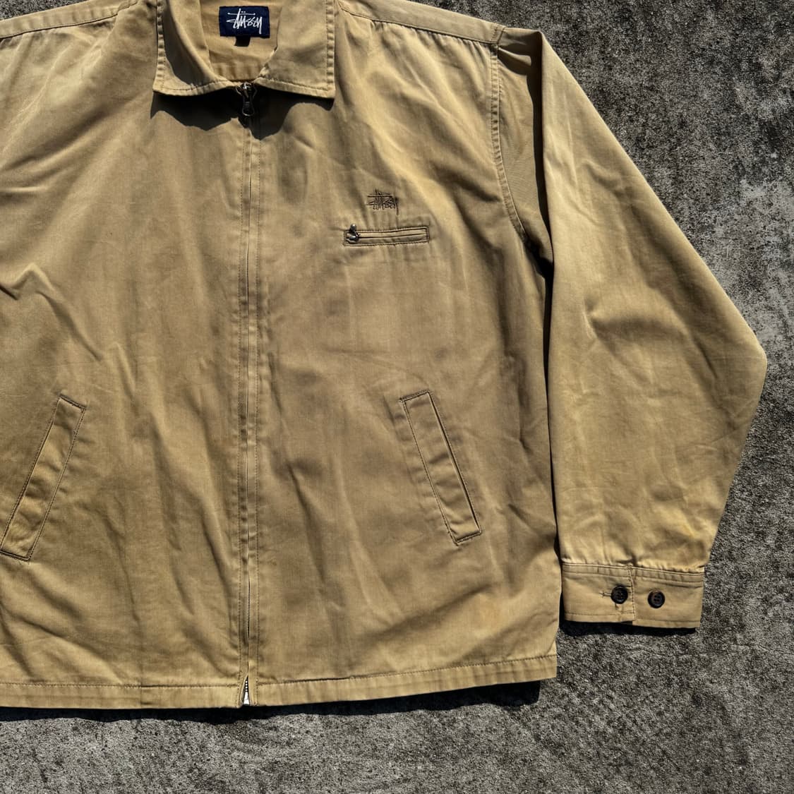 [L~XL] 00s Stussy 스투시 워크 집업 자켓 상품이미지5