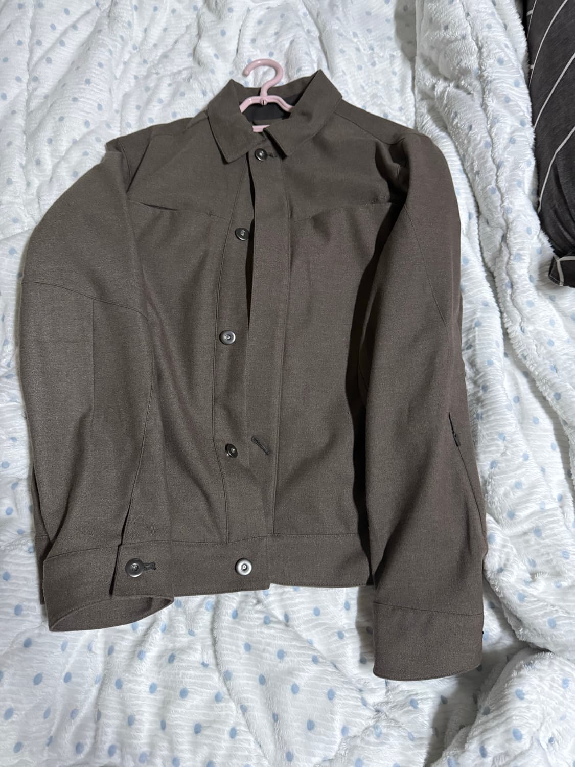 산산기어 트러커 자켓 브라운 2사이즈 상품이미지2