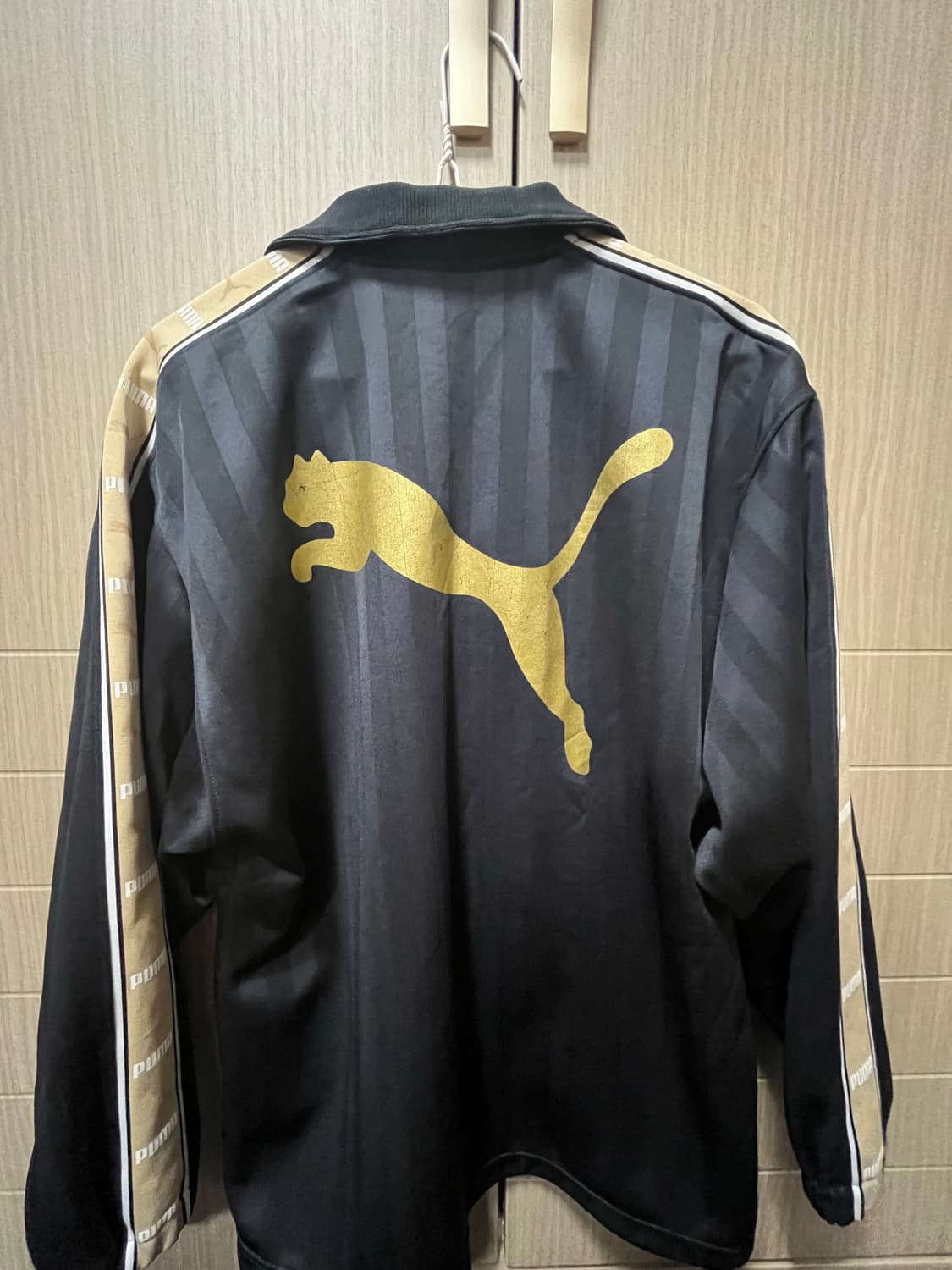 푸마 블랙 골드 트랙탑 져지 L 상품이미지6